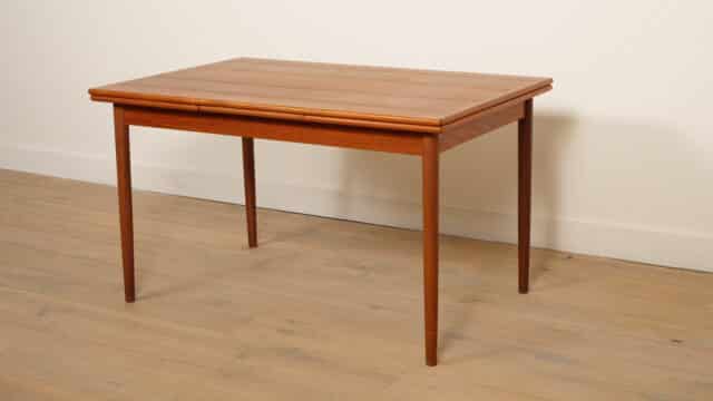 Vintage Dining Table Extendable Teak