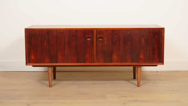 Vintage Sideboard TV Furniture Rosewood 135 Cm