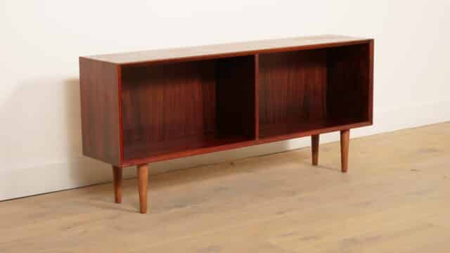 Bibliothèque vintage en bois de rose