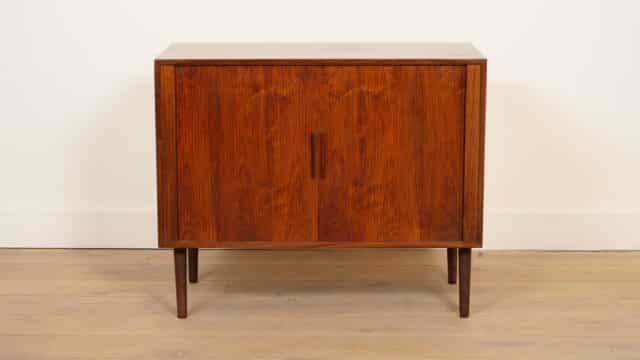 Meuble vintage avec portes coulissantes Audio Furniture Rosewood