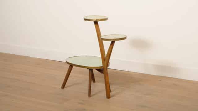 Vintage Plant Table Etagre 3 Layer 1970s