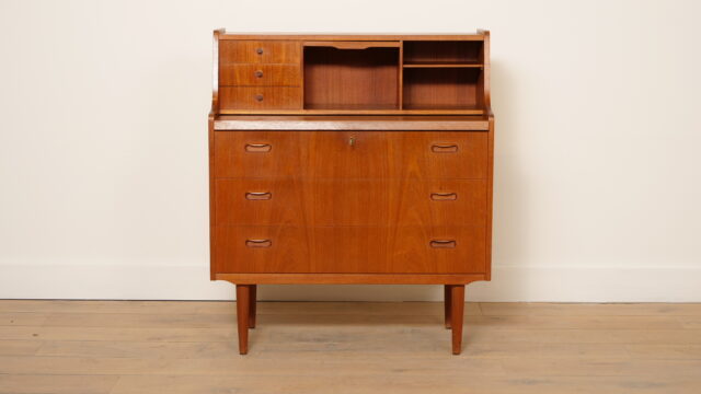 Vintage Secretaire Teak 84 Cm