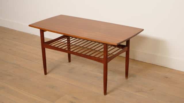 Table basse vintage en teck danois