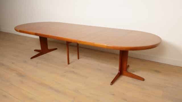 Vintage Dining Table Xxxl Teak Extendable 320 Cm