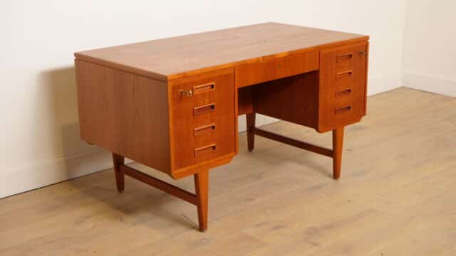 Vintage Desk Danish Teak Mid Century