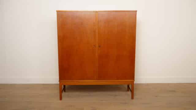 Vintage Wall Cabinet Danish Design Oak 1960s