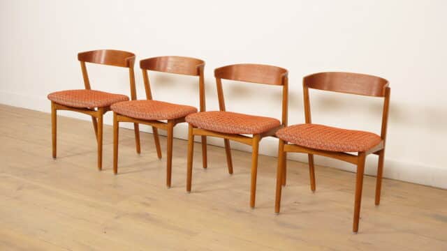 Set Of 4 Farstrup Dining Chairs Danish Design Vintage