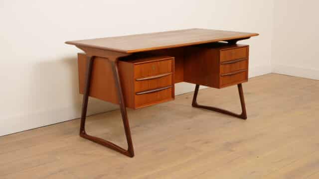 Vintage Desk Danish Design Teak Svend Aage Madsen