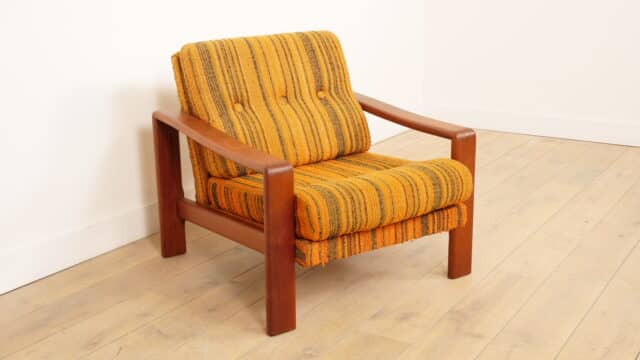 Vintage Lounge Armchair Teak Retro