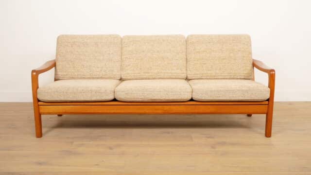 Vintage Sofa 3 Seater Sofa Juul Kristensen Cream