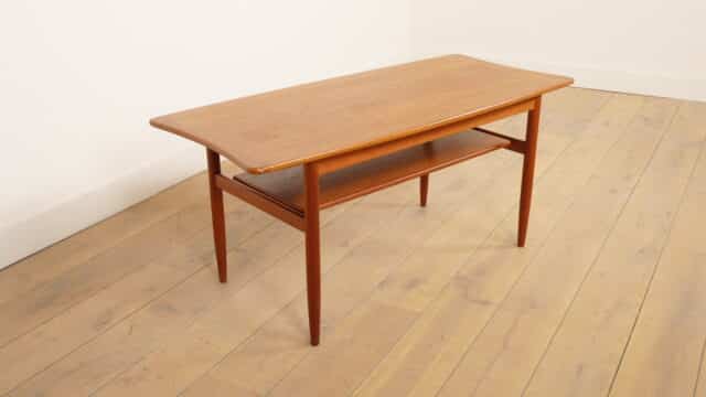 Vintage Coffee Table Teak Danish Organic