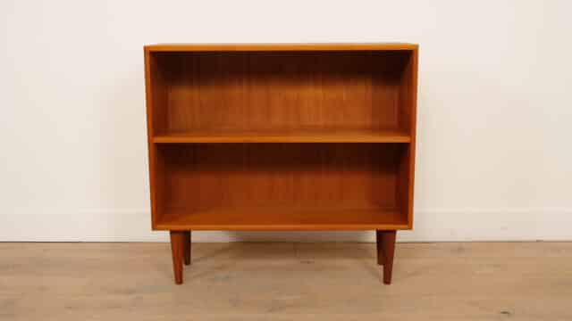 Vintage Teak Bookcase, 85 cm