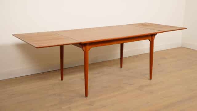 Vintage Omann Jun No. 50 Teak Extendable Dining Table