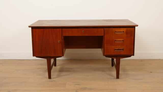Bureau Vintage Teck Danois Milieu de Siècle