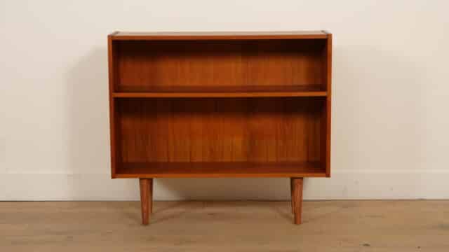 Vintage Teak Bookcase, 88 cm