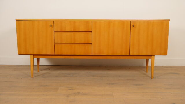 Vintage Pearwood Sideboard, 199 cm, Sleek Design